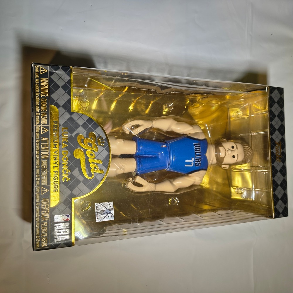 Funko Gold Luka Doncic Dallas Mavericks NBA 12 Inch Premium Vinyl Figure Blue